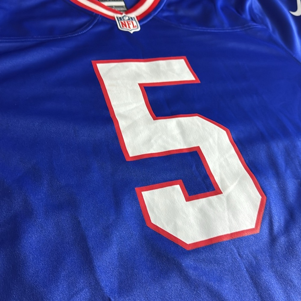 New York Giants #5 Kayvon Thibodeaux NFL Color Rush Edition Nike Jersey - Picture 4 of 8